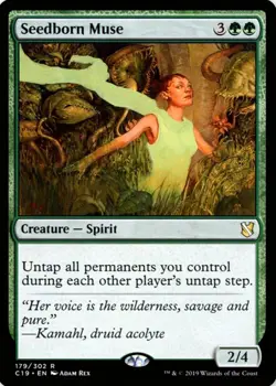 X 1 Seedborn Muse NM-M C19 179 The List MTG Magic The Gathering - Image 1