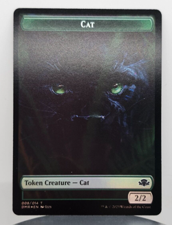 Foil - Goblin // Cat (008) Double-Sided Token - Dominaria Remastered (DMR) - MTG - Image 2