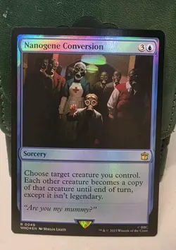 Nanogene Conversion 0049 Foil Rare Doctor Who Commander MTG Near Mint - Image 1