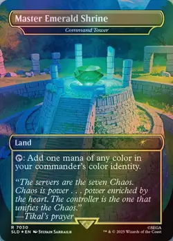 MTG Command Tower Borderless Full Art Foil ** Secret Lair Drop ** English - Image 1