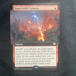 MTG Dance with Calamity (Extended Art) 116 March of the Machine NM Free Shipping - Image 1
