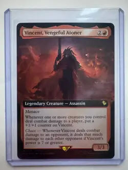 Vincent, Vengeful Atoner - FOIL - Extended Art - Final Fantasy #0157 MTG NM ENG - Image 1