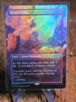 Steam Vents (Borderless) Lorwyn Eclipsed Foil - Image 1