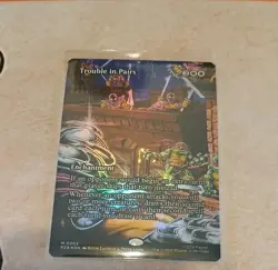 Trouble in Pairs Borderless FOIL Teenage Mutant Ninja Turtles MTG MINT 🔥 - Image 1
