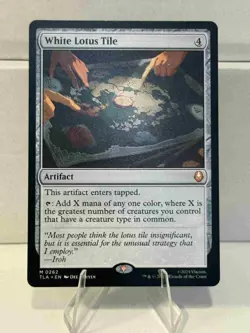 White Lotus Tile – TLA #262 | MTG Avatar Legends | Rare Artifact - Image 1