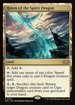 MTG Haven of the Spirit Dragon ** Tarkir: Dragonstorm Commander ** English - Image 1