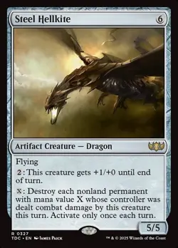 MTG Steel Hellkite ** Tarkir: Dragonstorm Commander ** English - Image 1