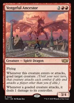 MTG Vengeful Ancestor ** Tarkir: Dragonstorm Commander ** English - Image 1