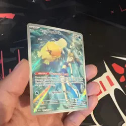 Pokemon Misty's Psyduck Illustration Rare Full Art Holo Sv10 193/182 - Image 3