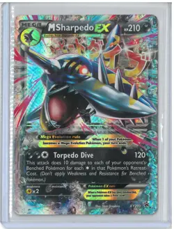 M Sharpedo EX XY200 Pokemon TCG Black Star Promo 2012 - Image 1