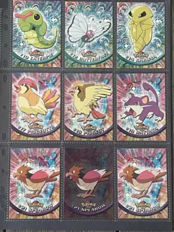 Pokemon Lot Of Blue Topps Pikachu’s Vacation Mewtwo Strikes Back 54 Cards - Image 1