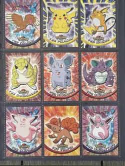 Pokemon Lot Of Blue Topps Pikachu’s Vacation Mewtwo Strikes Back 54 Cards - Image 2