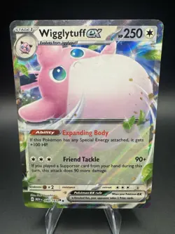 Wigglytuff ex 040/165 Scarlet & Violet 151 Double Rare HOLO Pokemon TCG - NM - Image 1