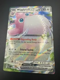 Wigglytuff ex 040/165 Scarlet & Violet 151 Double Rare HOLO Pokemon TCG - NM - Image 4