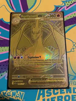 Pokemon Ascended Heroes Mega Charizard Y EX 294/217 M/Pack Fresh - Image 3