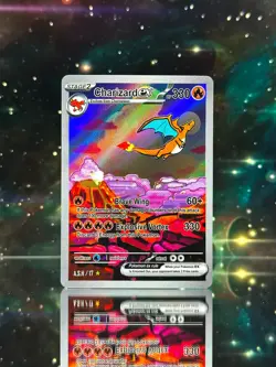 After Skool Hobby Gen 1 - Charizard ex (151 SIR) - Pokemon Custom Fan Art Parody - Image 1