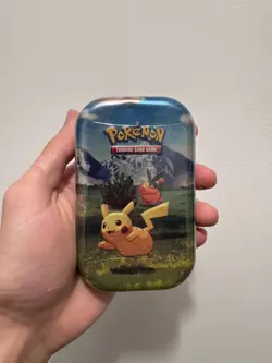Pokemon TCG - Ascended Heroes - x1 Sealed Mini Tin (Pikachu & Tepig) - Image 1