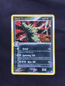 Pokemon Cards: EX Team Rocket Returns Reverse Holo: Dark Tyranitar 19/109 - Image 1
