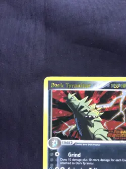 Pokemon Cards: EX Team Rocket Returns Reverse Holo: Dark Tyranitar 19/109 - Image 3