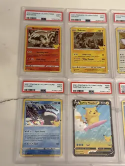 2021 Pokemon Celebrations Lot of 11 PSA 9 MINT Cards - Image 2