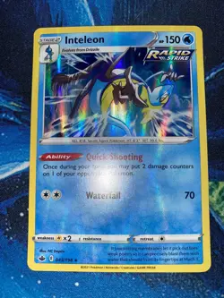 Inteleon 043/198 Chilling Reign Pokemon Holo NM FAST SHIPPING - Image 1