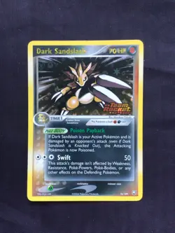 Pokemon Cards: EX Team Rocket Returns Reverse Holo: Dark Sandslash 18/109 - Image 1