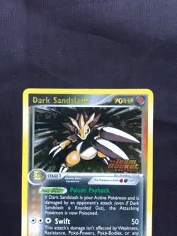 Pokemon Cards: EX Team Rocket Returns Reverse Holo: Dark Sandslash 18/109 - Image 2