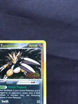 Pokemon Cards: EX Team Rocket Returns Reverse Holo: Dark Sandslash 18/109 - Image 4