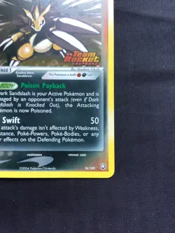 Pokemon Cards: EX Team Rocket Returns Reverse Holo: Dark Sandslash 18/109 - Image 5