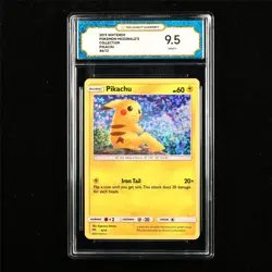TQG 9.5 MINT+ 2019 Pokemon ENG Pikachu 6/12 - Image 1