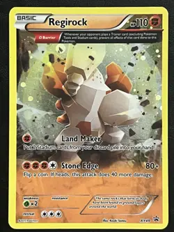 Pokemon Regirock Promo - XY49 LP - Image 1