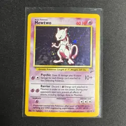 Pokemon TCG Base Set 2 Mewtwo #10/130 Holo Rare Unlimited - Image 1