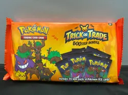 2024 Pokemon TCG Trick or Trade BOOster Bundle (35 Mini Packs) - New Sealed - Image 1
