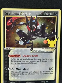 Pokemon-Greninja Gold Star SWSH144 Sword & Shield Promo - Image 1