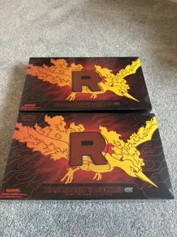✅Pokemon TCG Team Rocket Moltres Ultra Premium Collection UPC x 2 - Image 1