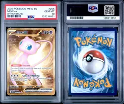 PSA 10 Gem Mint Mew EX 2023 Hyper Rare Pokemon 151 HR 205/165 - Image 3