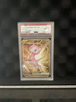 PSA 10 Gem Mint Mew EX 2023 Hyper Rare Pokemon 151 HR 205/165 - Image 4