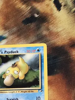 2000 Pokemon Gym Heroes 1st Edition - Misty's Psyduck 54/132 Uncommon - LP/NM - Image 3