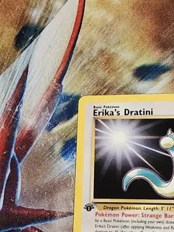 2000 Pokemon Gym Heroes 1st Edition - Erika's Dratini 42/132 Uncommon - LP - Image 2