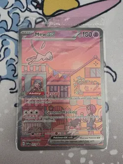 Mew ex SVP 053 Pokemon TCG Scarlet Violet 151 Black Star Promo Full Art SEALED - Image 1