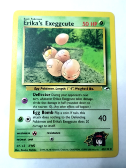 Pokemon TCG Erika's Exeggcute Gym Heroes 43/132 Unlimited Uncommon -Uncirculated - Image 1