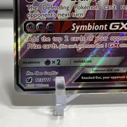 2017 Pokemon TCG Crimson Invasion Nihilego GX 103/111 Full Art UR NM One Owner - Image 4