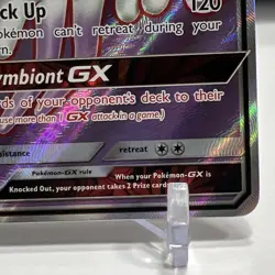 2017 Pokemon TCG Crimson Invasion Nihilego GX 103/111 Full Art UR NM One Owner - Image 5