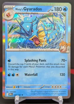 Pokemon Misty's Gyarados #049/182 English Destined Rivals Holo Rare - Image 1