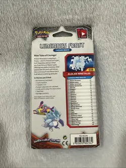 POKEMON LUMINOUS FROST Theme Deck Alolan Ninetales Sun&Moon Burning Shadows NEW. - Image 3
