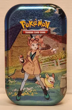 Pokemon Crown Zenith Sonia and Yamper EMPTY Mini Tin ONLY - Image 1