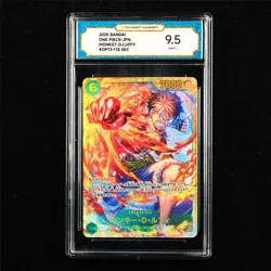 TQG 9.5 MINT+ 2025 One Piece JPN Monkey D. Luffy OP13-118 SEC - Image 1