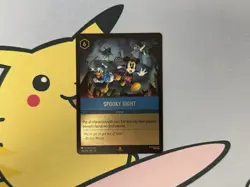 Disney Lorcana TCG Spooky Sight Cold Foil 165/204 Whispers In The Well Rare - Image 1