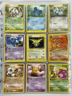 Pokemon Card Collection VTG Binder Holo Rare 1st Delta WoTC Zapdos Psyduck - Image 1