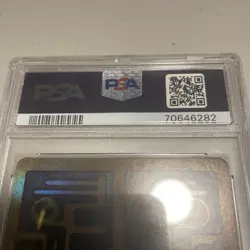 2000 Pokemon Ancient Mew Pokemon Movie Game Promo Double Holo Card PSA 9 Mint - Image 3